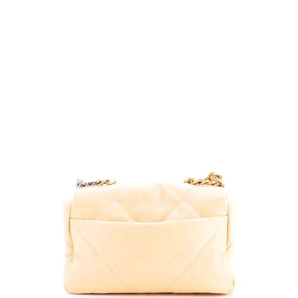 Chanel 19 Flap Bag Quilted Leather #256629C48B - Picture 4 of 8